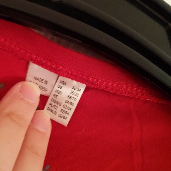 Plus Size V Neck Tank Top - Red - Ulla Popken, 5XL - Picture 5 of 6